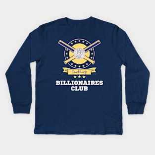 Duckburg Billionaires Club Baseball Kids Long Sleeve T-Shirt